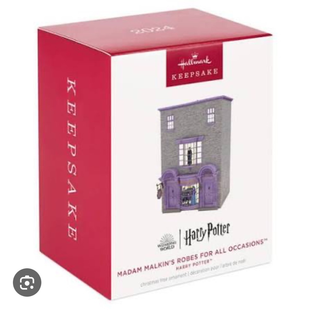 Hallmark 2024 Harry Potter MADAM MALKIN'S ROBES FOR ALL OCCASIONS Ornament NIB